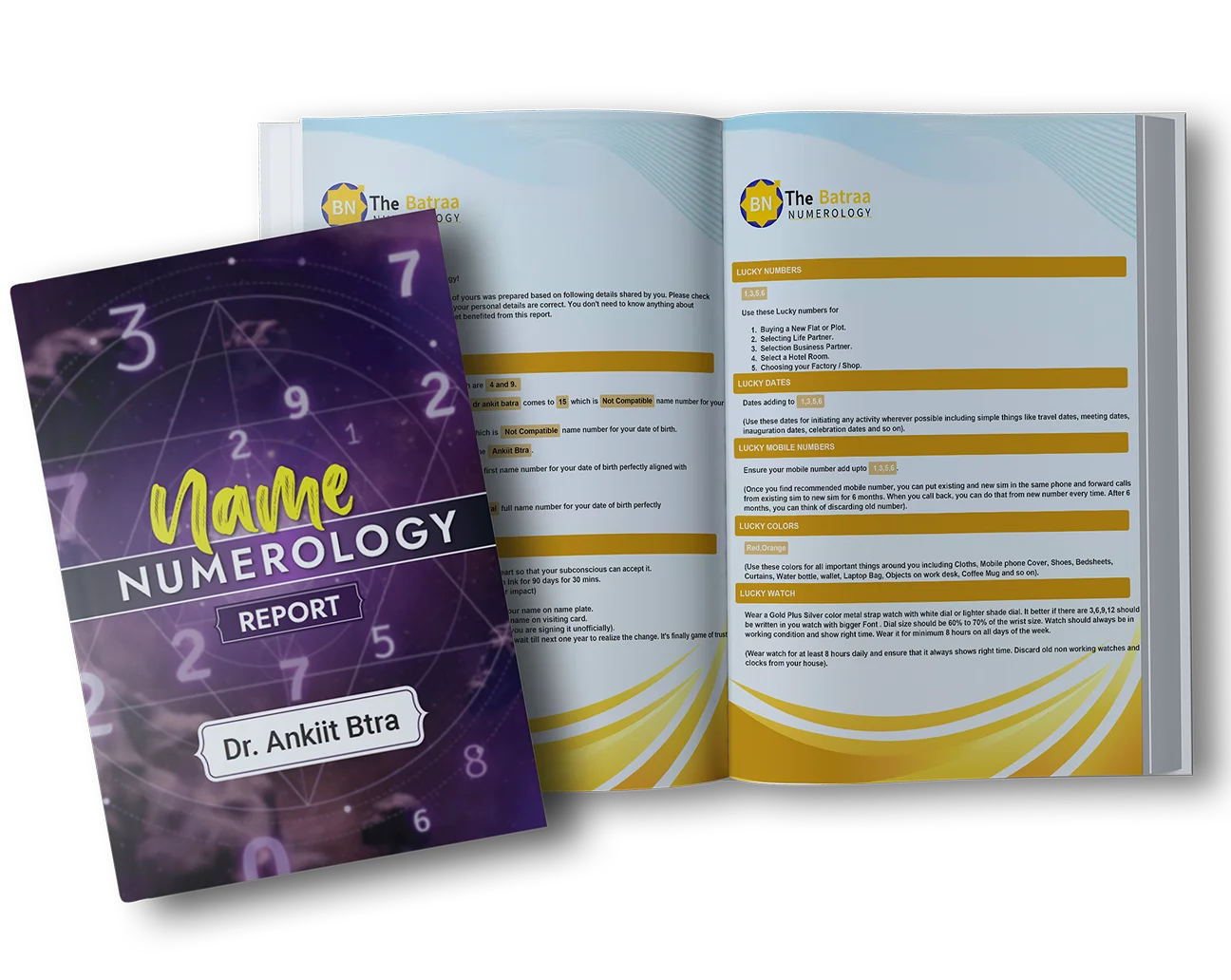 Name Numerology Report Preview