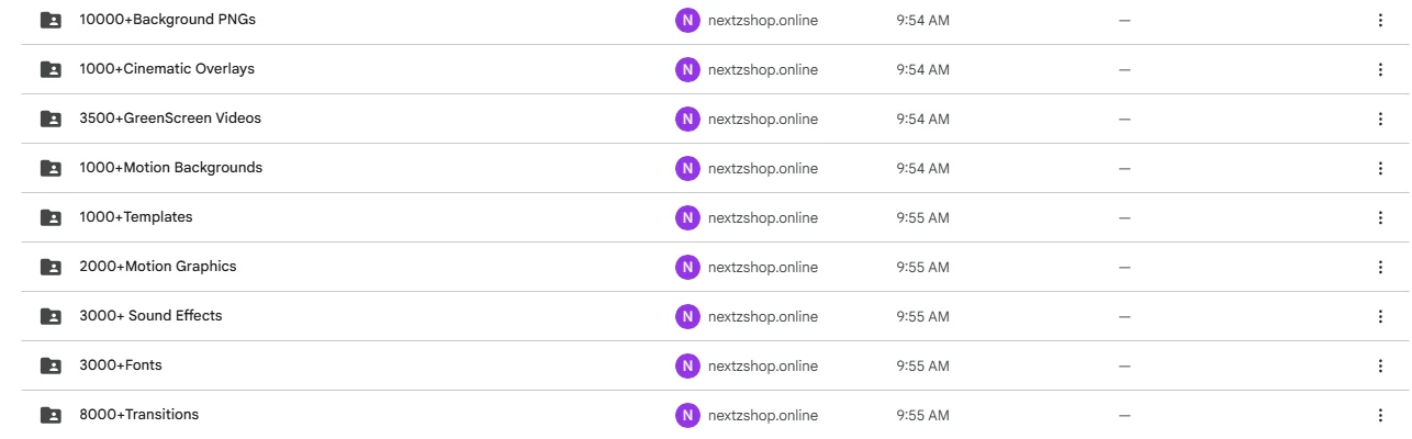 Asset folder screenshot 2