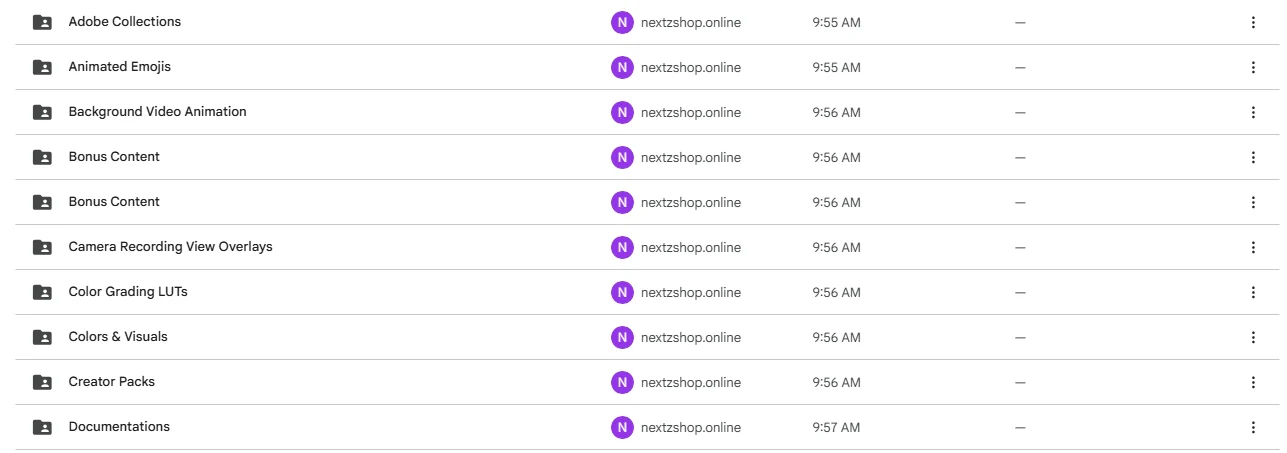Asset folder screenshot 3