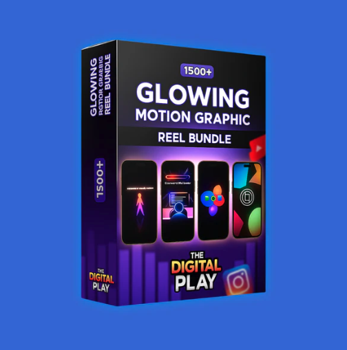 Preview of Glowing Motion Graphic Reels bundle